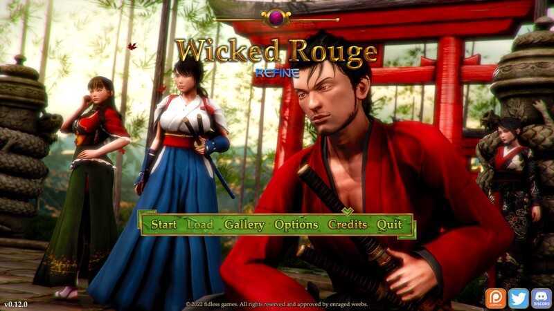 [精品SLG/汉化/动态步兵]邪恶的胭脂精炼/Wicked Rouge REFINE v0.12.0 云翻汉化版[更新/1.7G]